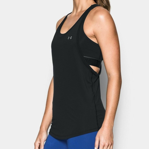 UNDER ARMOUR HeatGear Armour 2-In-1 Tank Top - Picture 3 of 5
